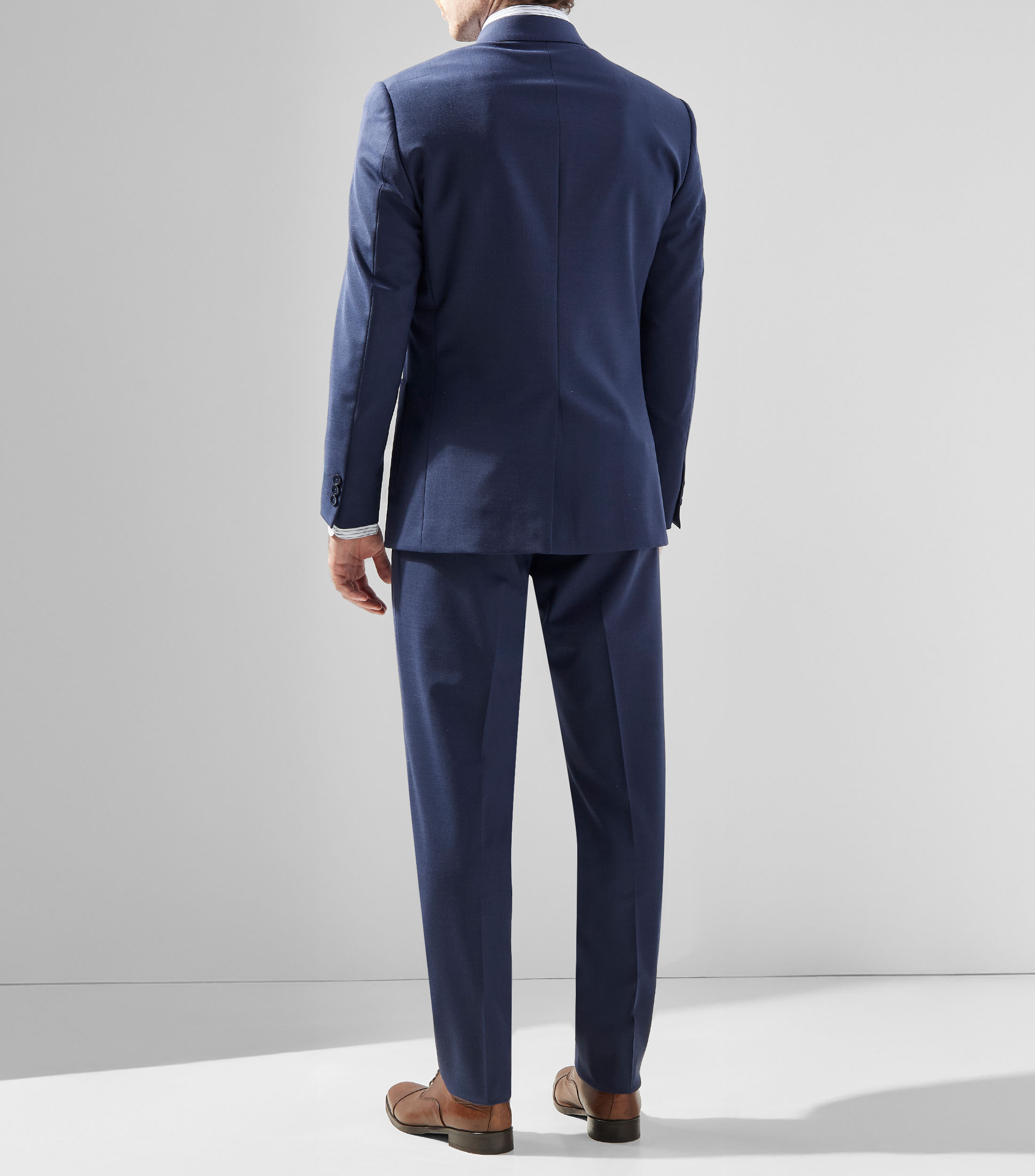 Traje slim solido Hombre